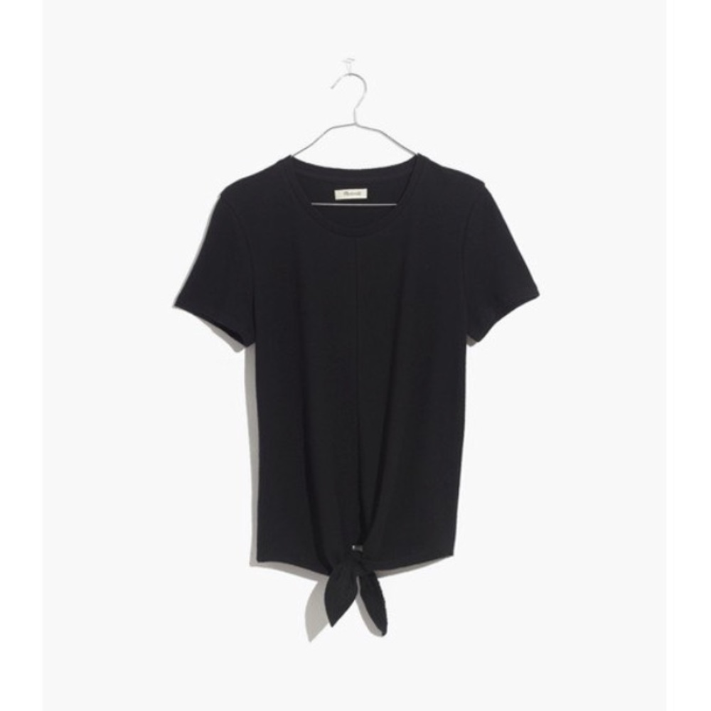 Madewell Modern Tie Front Tee